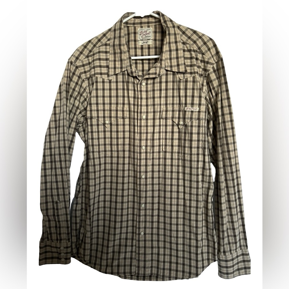 BRAND NEW LUCK BRAND WESTERN LONG SLEEVE BUTTON UP SIZE (L)